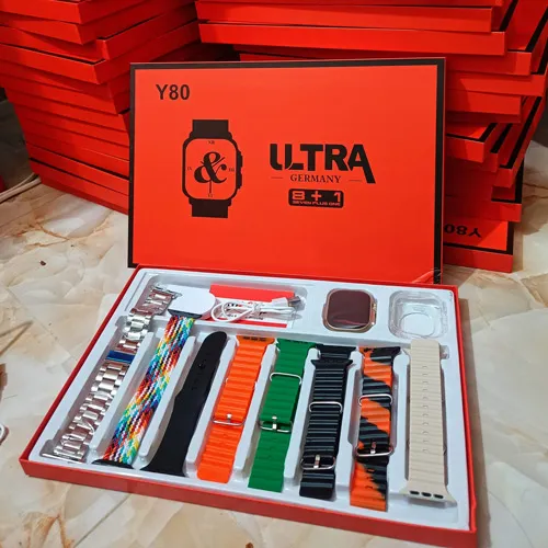 Y80 Ultra Smartwatch with 8 Strap Price in Bangladesh - অরিজিনাল